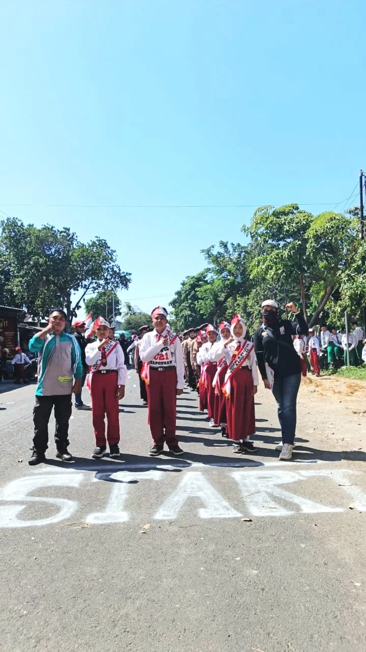 Gerak Jalan HUT RI ke 81 SDN 4 Peleyan