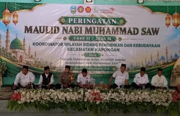 Peringatan Maulid Nabi Muhammad Koordintor Pendididkan Kecamatan Kapongan